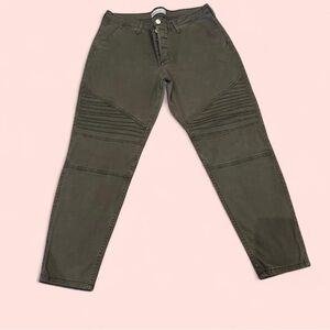 Abercrombie & Fitch Dark Olive Skinny Jeans